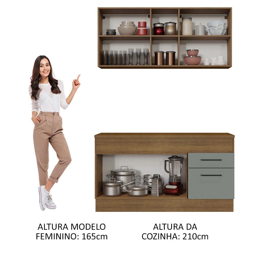 Foto 6 pulgar | Cocina Integral Completa Modular Madesa Agata 150cm Mg 01