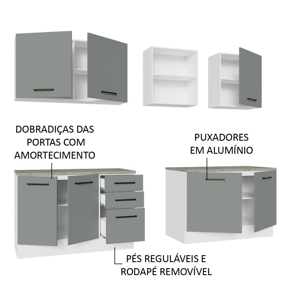 Foto 5 pulgar | Cocina Integral Completa Modular Madesa Agata 240cm Mg 02