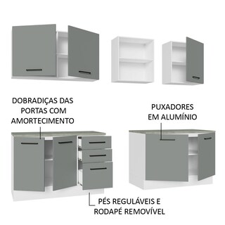 Foto 4 | Cocina Integral Completa Modular Madesa Agata 240cm Mg 02