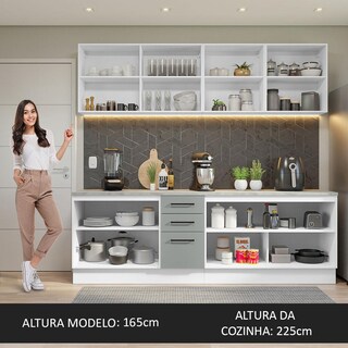 Foto 5 | Cocina Integral Completa Modular Madesa Agata 240cm Mg 02