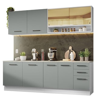 Foto 1 | Cocina Integral Completa Modular Madesa Agata 240cm Bg 01