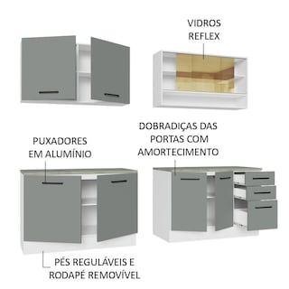 Foto 4 | Cocina Integral Completa Modular Madesa Agata 240cm Bg 01