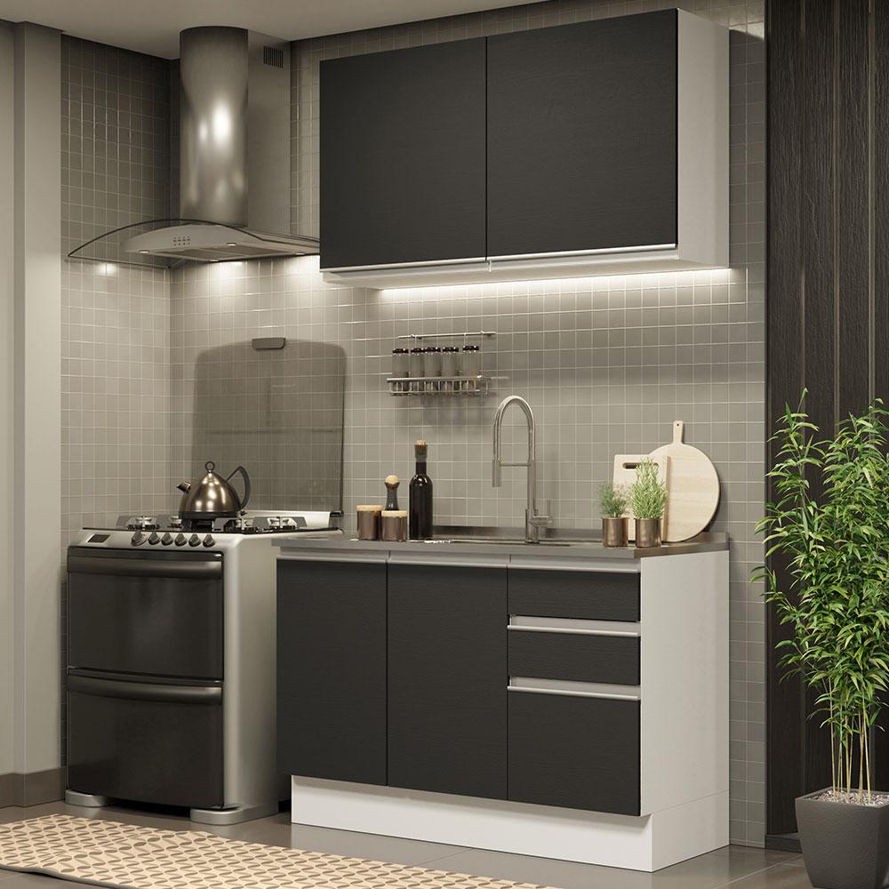 Foto 2 pulgar | Cocina Integral Completa Modular Madesa Glamy 120cm Bn 03