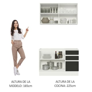 Foto 5 | Cocina Integral Completa Modular Madesa Glamy 120cm Bn 03