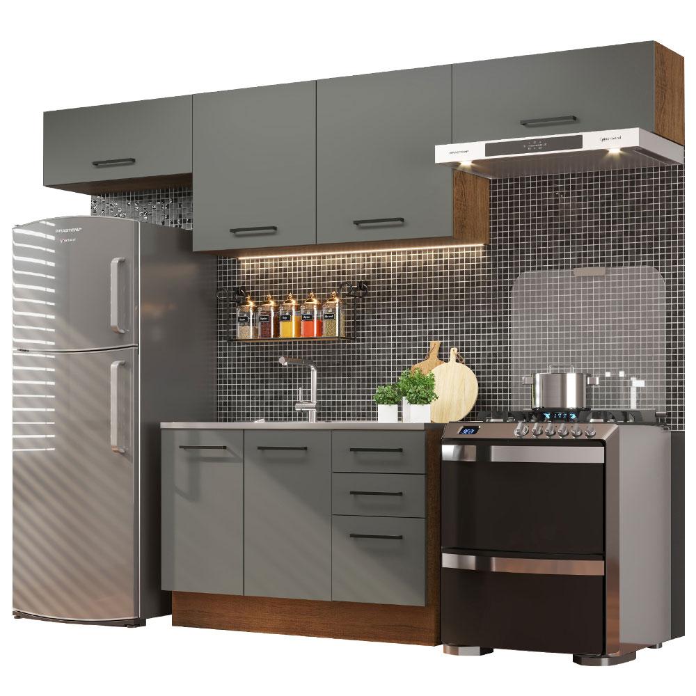 Foto 2 pulgar | Cocina Integral Completa Modular Madesa Agata 280cm Mg 02
