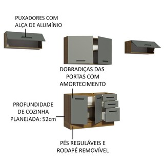 Foto 4 | Cocina Integral Completa Modular Madesa Agata 280cm Mg 02