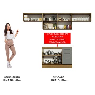Foto 5 | Cocina Integral Completa Modular Madesa Agata 280cm Mg 02