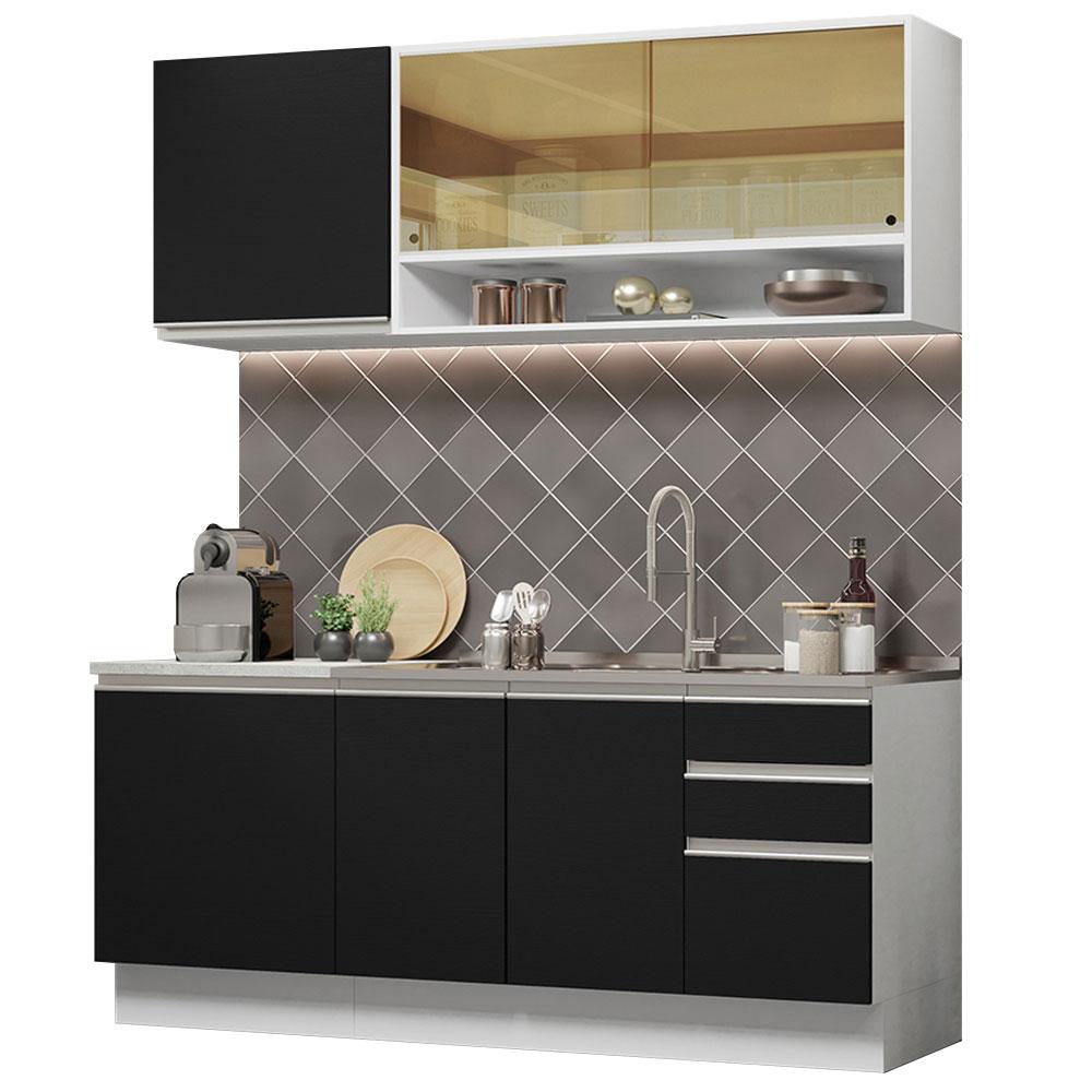 Foto 2 pulgar | Cocina Integral Completa Modular Madesa Glamy 180cm Mn 06