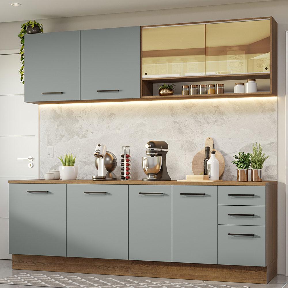 Foto 3 pulgar | Cocina Integral Completa Modular Madesa Agata 240cm Mg 01