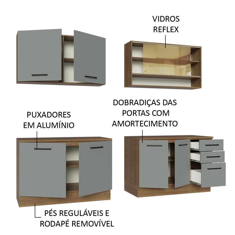 Foto 3 | Cocina Integral Completa Modular Madesa Agata 240cm Mg 01