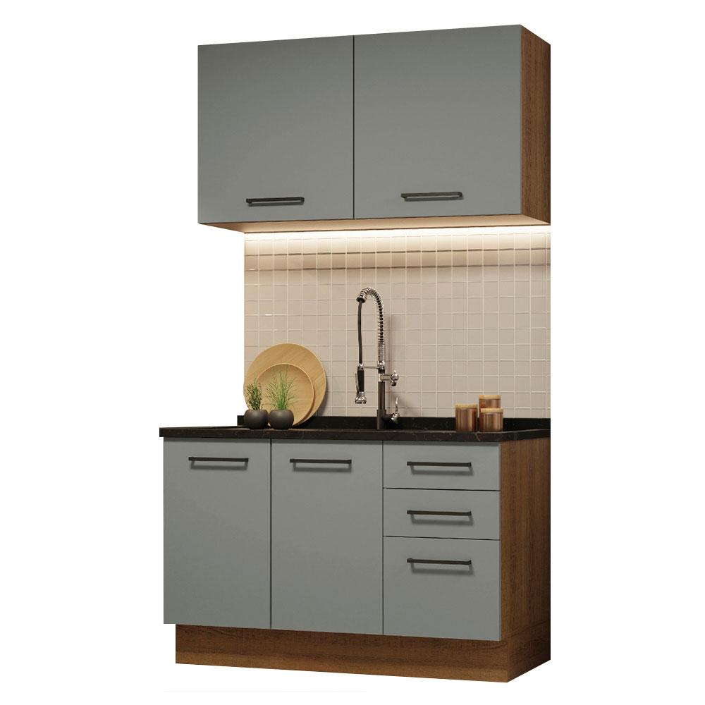 Foto 2 pulgar | Cocina Integral Completa Modular Madesa Agata 120cm Mg 01