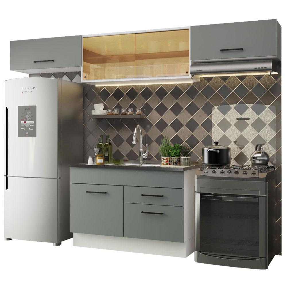 Foto 2 pulgar | Cocina Integral Completa Modular Madesa Agata 280cm Bg 01