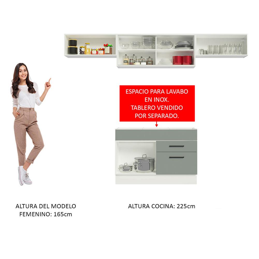 Foto 5 | Cocina Integral Completa Modular Madesa Agata 280cm Bg 01