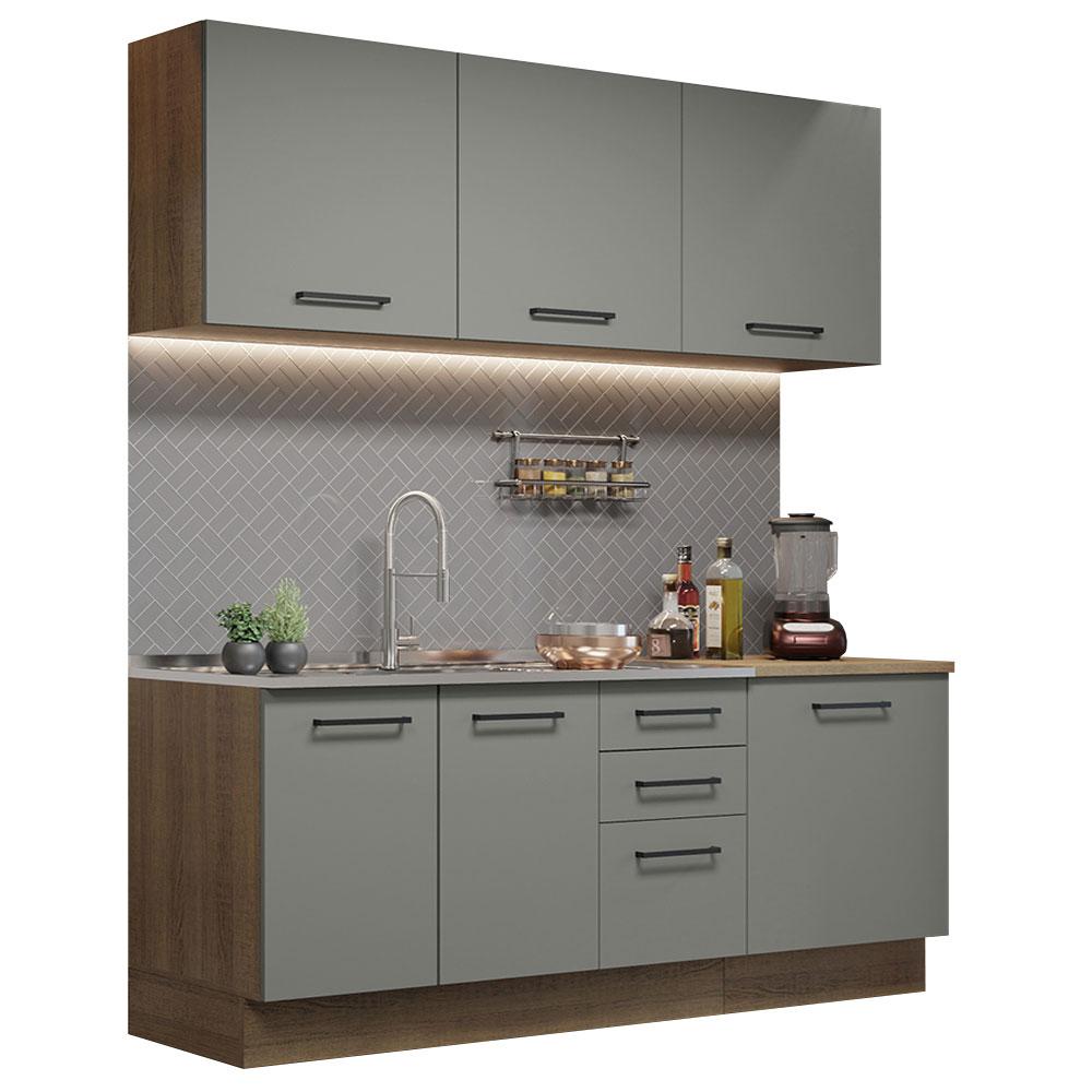 Cocina Integral Completa Modular Madesa Agata 180cm Mg 01