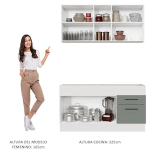 Foto 5 | Cocina Integral Completa Modular Madesa Agata 150cm Bg 02