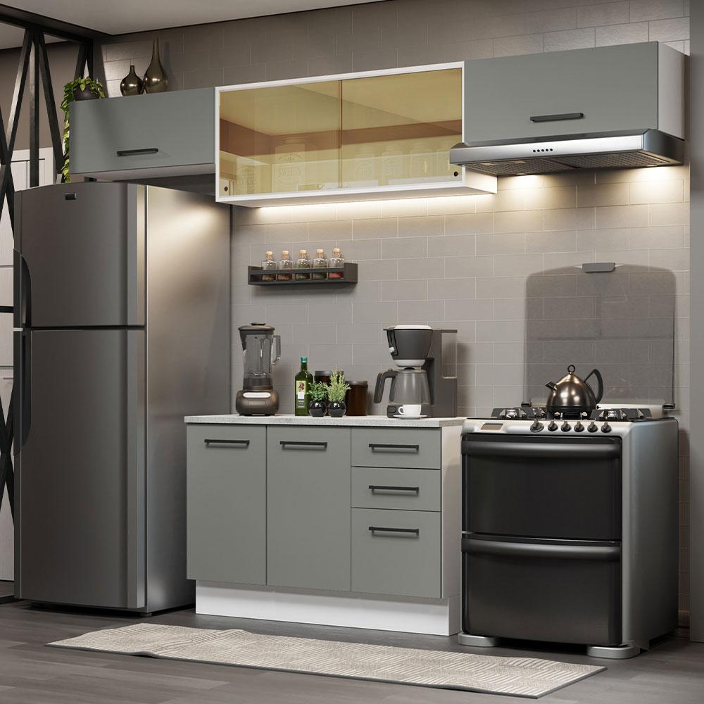Foto 3 pulgar | Cocina Integral Completa Modular Madesa Agata 280cm Bg 04
