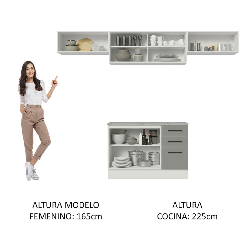 Foto 5 | Cocina Integral Completa Modular Madesa Agata 280cm Bg 04