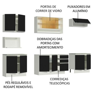 Foto 4 | Cocina Integral Completa Modular Madesa Genova 280cm Bn 05