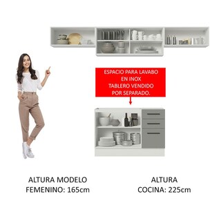 Foto 5 | Cocina Integral Completa Modular Madesa Agata 280cm Bg 03