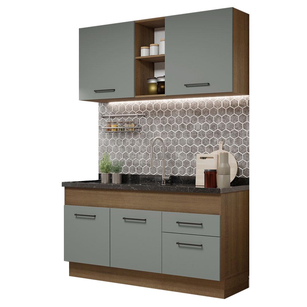 Foto 2 pulgar | Cocina Integral Completa Modular Madesa Agata 150cm Mg 02
