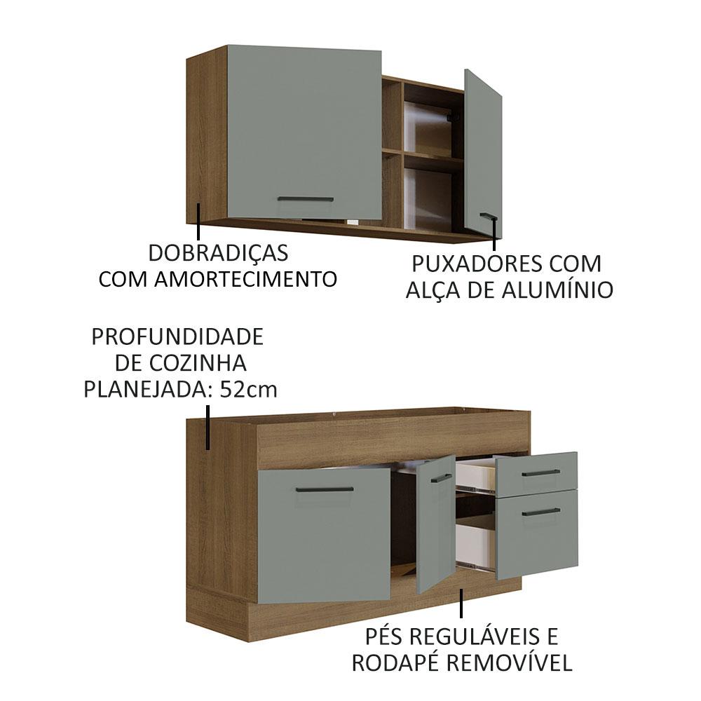 Foto 4 | Cocina Integral Completa Modular Madesa Agata 150cm Mg 02