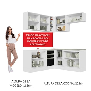 Foto 5 | Cocina Integral Completa Modular Madesa Glamy 349cm Bn 03