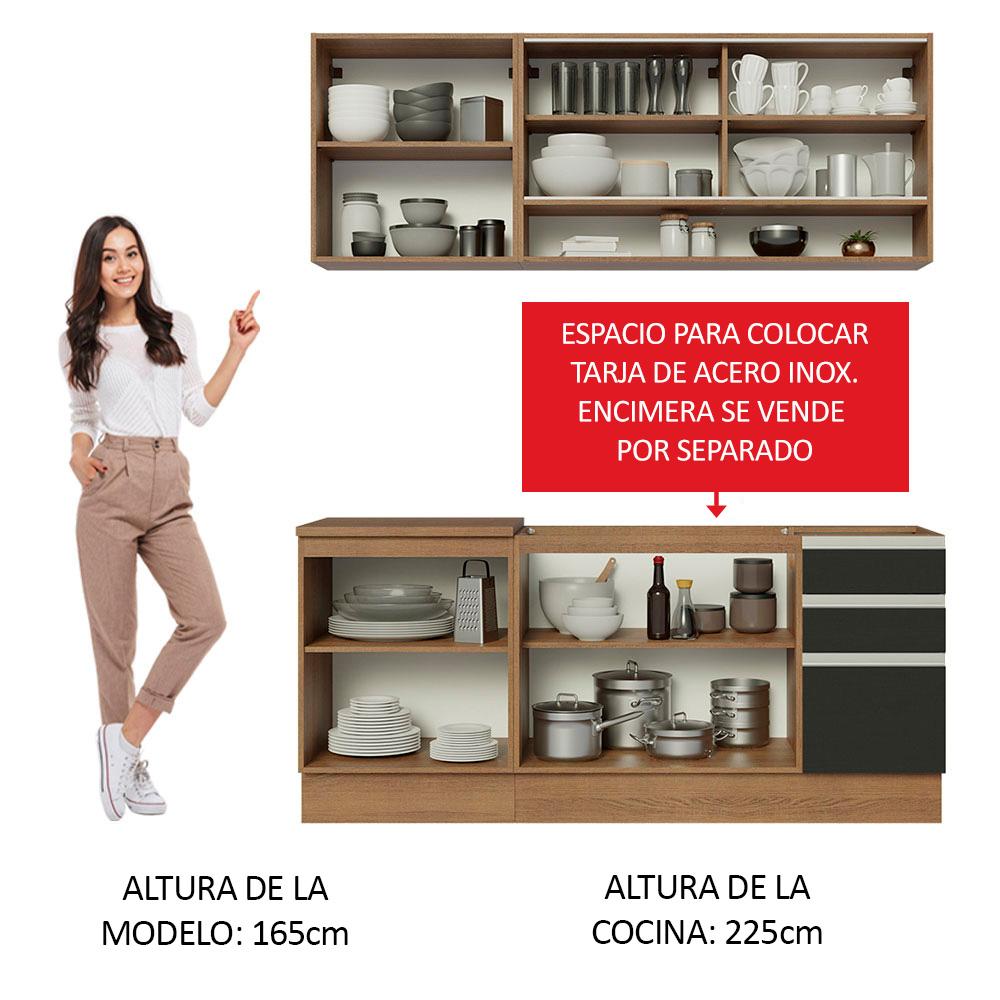Foto 6 pulgar | Cocina Integral Completa Modular Madesa Glamy 180cm Mn 06