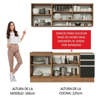 Foto 5 | Cocina Integral Completa Modular Madesa Glamy 180cm Mn 06
