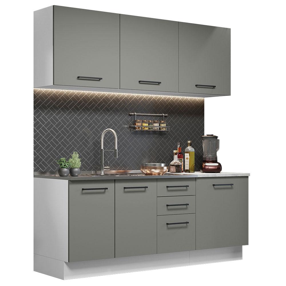 Cocina Integral Completa Modular Madesa Agata 180cm Bg 01