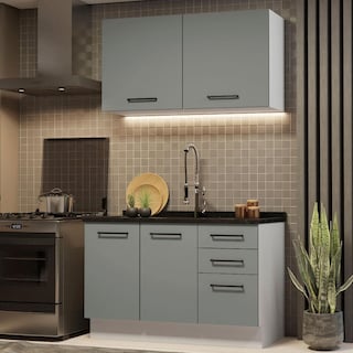 Foto 2 | Cocina Integral Completa Modular Madesa Agata 120cm Bg 01