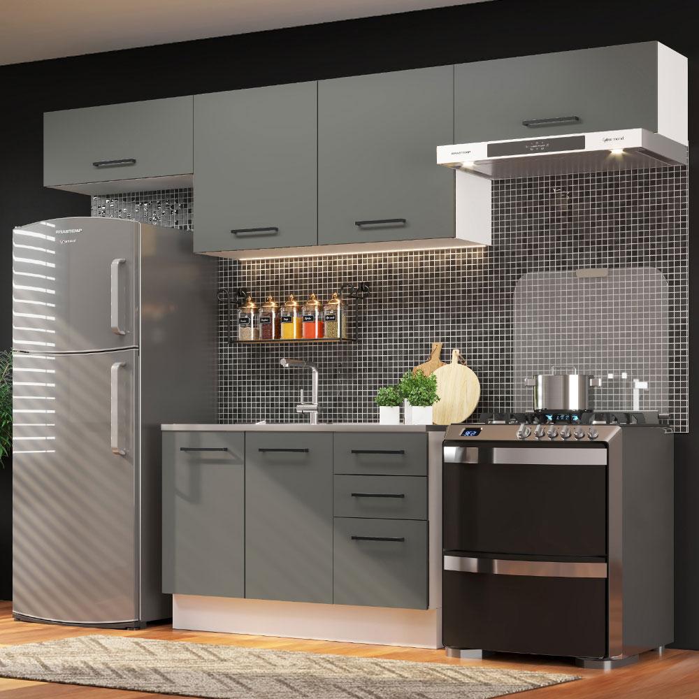 Foto 2 pulgar | Cocina Integral Completa Modular Madesa Agata 280cm Bg 02