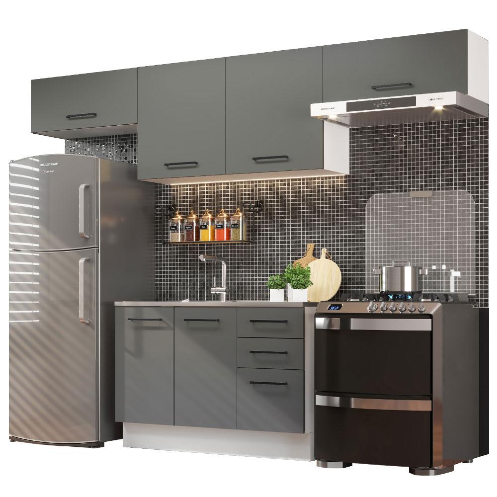 Foto 3 pulgar | Cocina Integral Completa Modular Madesa Agata 280cm Bg 02