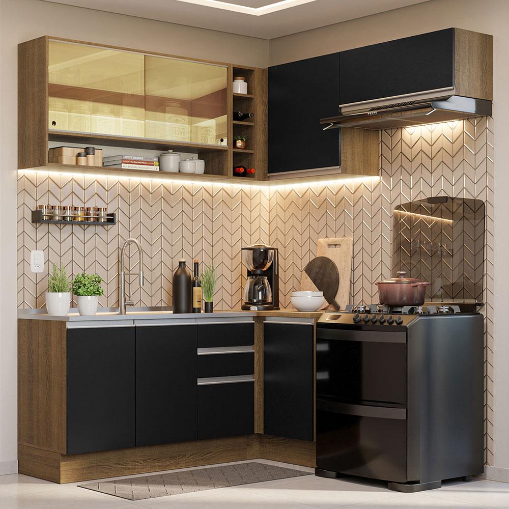 Foto 3 pulgar | Cocina Integral Completa Modular Madesa Glamy 349cm Mn 06