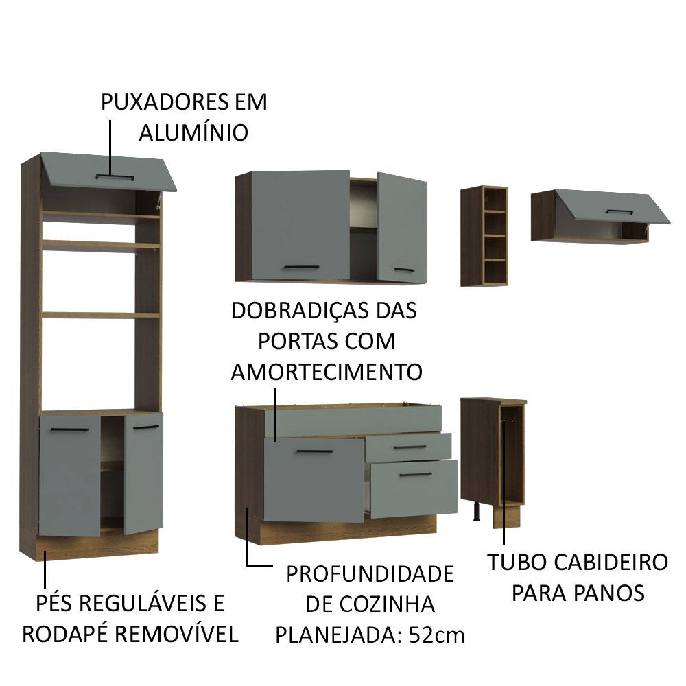 Foto 4 | Cocina Integral Completa Modular Madesa Agata 290cm Mg 02