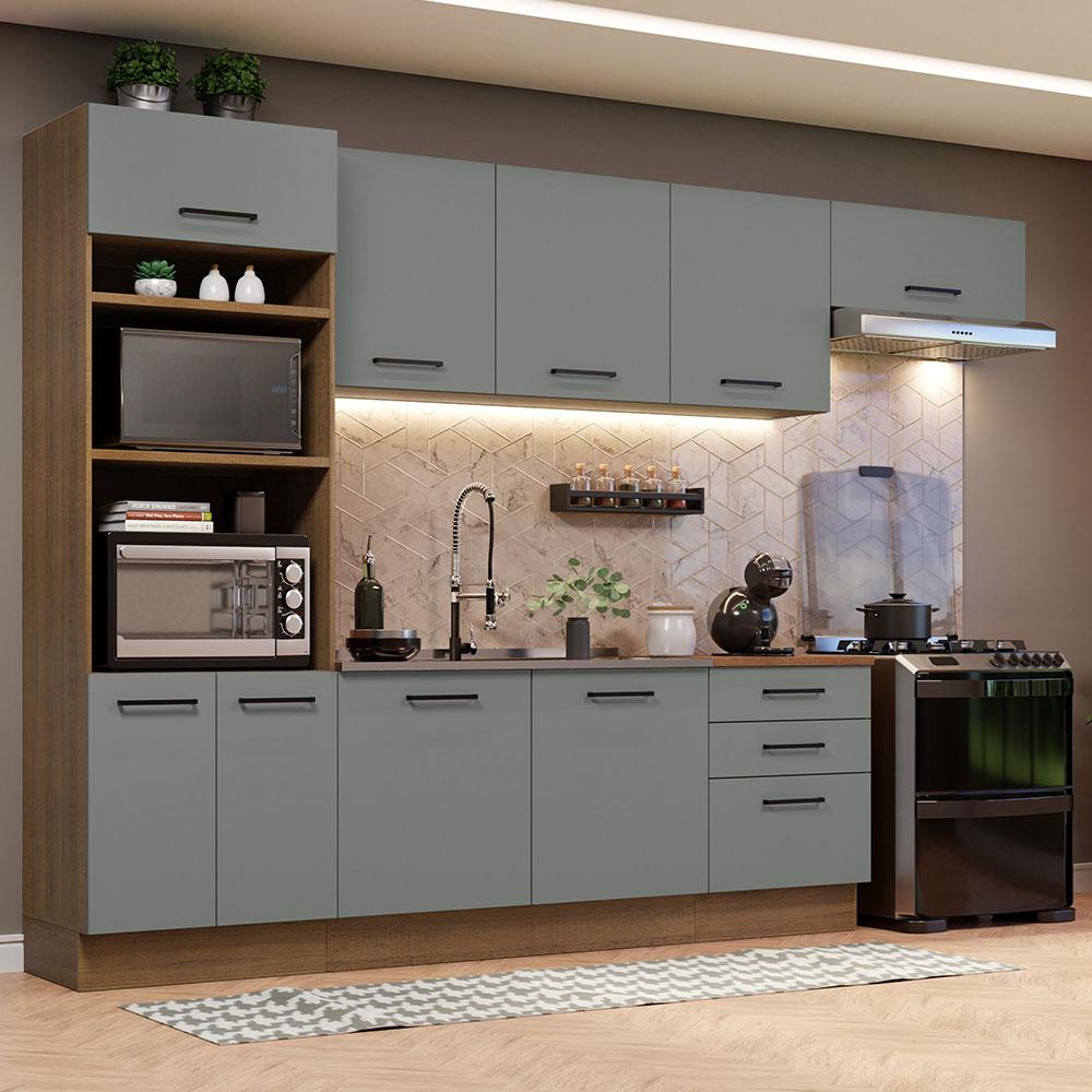 Foto 3 pulgar | Cocina Integral Completa Modular Madesa Agata 330cm Mg 01