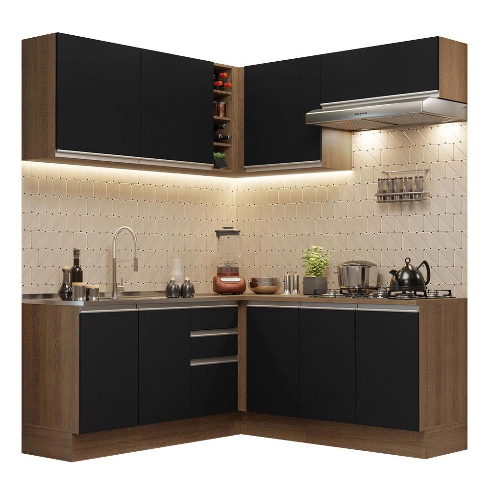 Foto 2 pulgar | Cocina Integral Completa Modular Madesa Glamy 349cm Mn 03