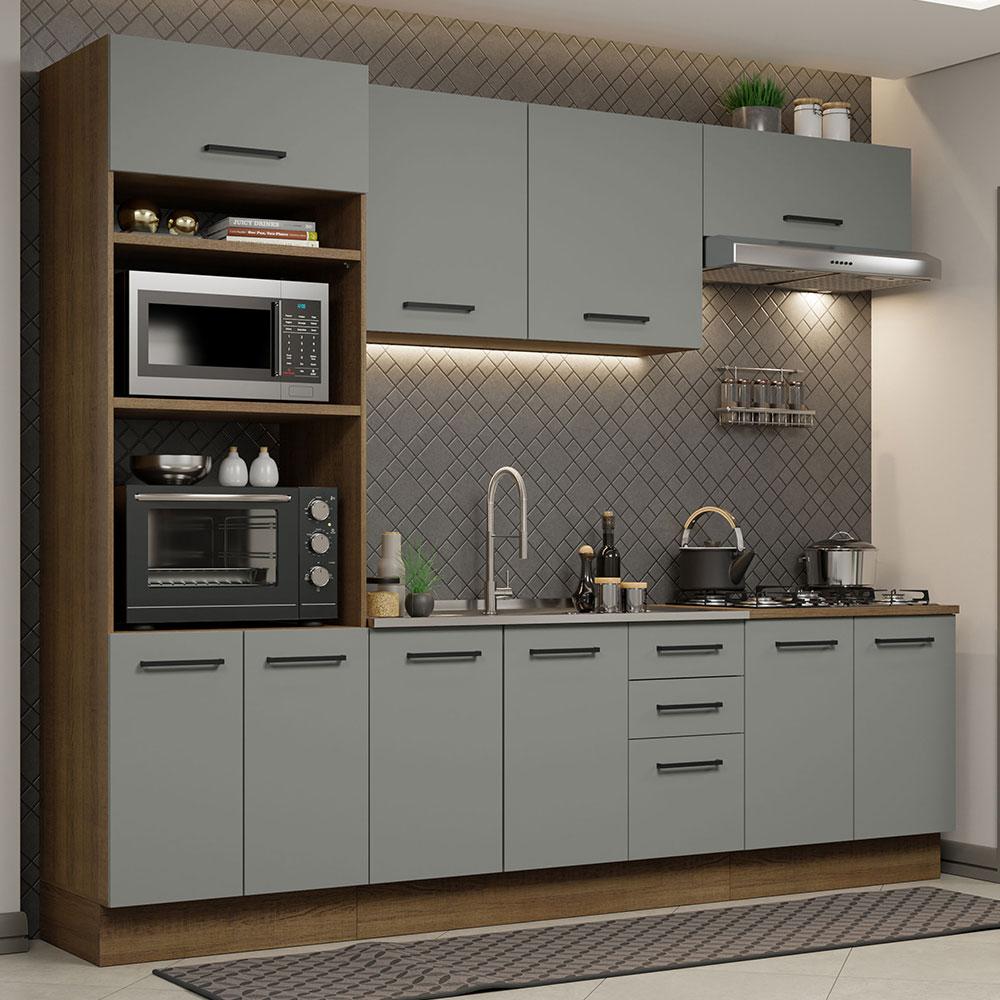 Foto 3 pulgar | Cocina Integral Completa Modular Madesa Agata 270cm Mg 01