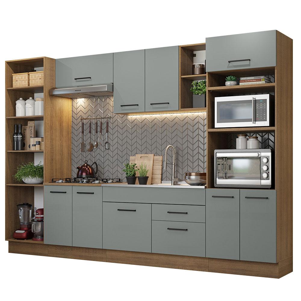 Foto 2 pulgar | Cocina Integral Completa Modular Madesa Agata 330cm Mg 02