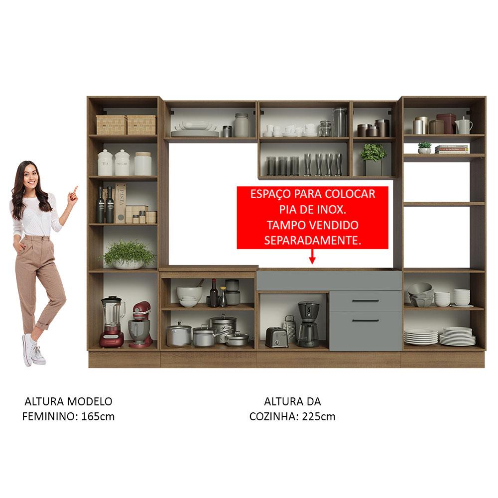 Foto 5 | Cocina Integral Completa Modular Madesa Agata 330cm Mg 02