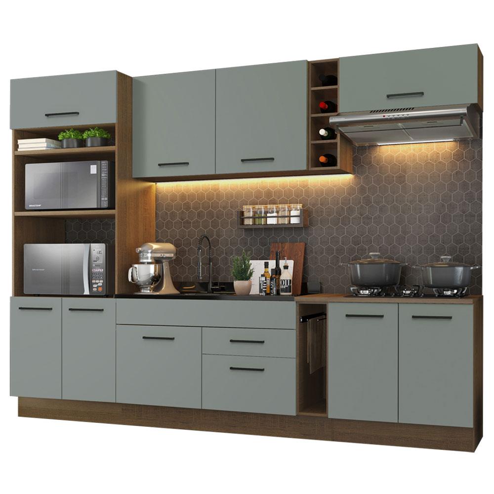 Foto 2 pulgar | Cocina Integral Completa Modular Madesa Agata 290cm Mg 01