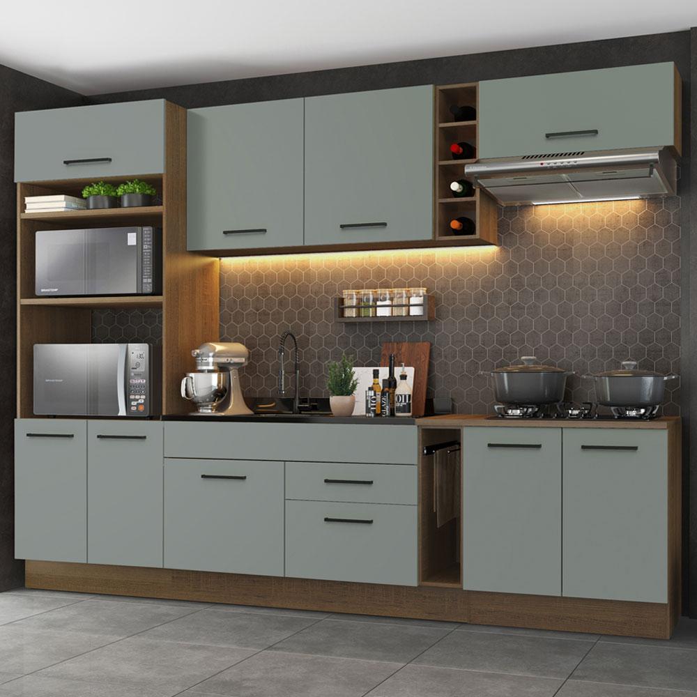 Foto 3 pulgar | Cocina Integral Completa Modular Madesa Agata 290cm Mg 01