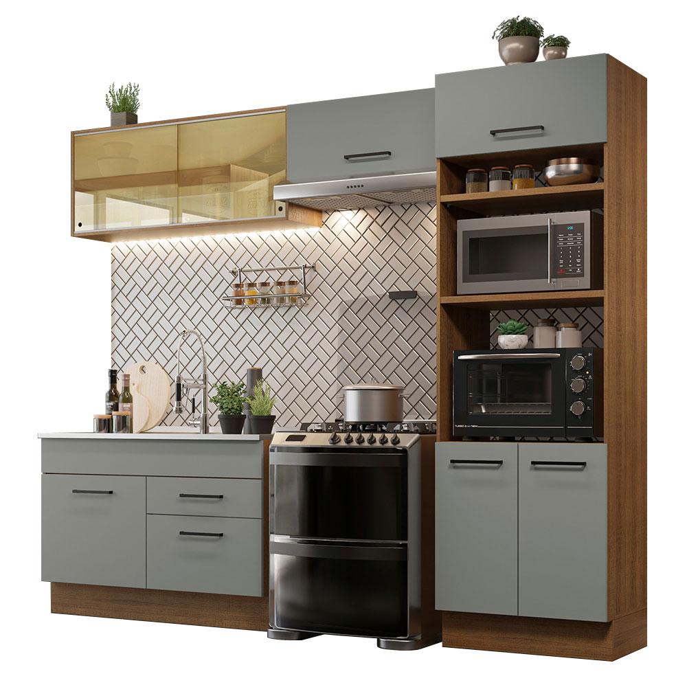 Foto 2 pulgar | Cocina Integral Completa Modular Madesa Agata 270cm Mg 05