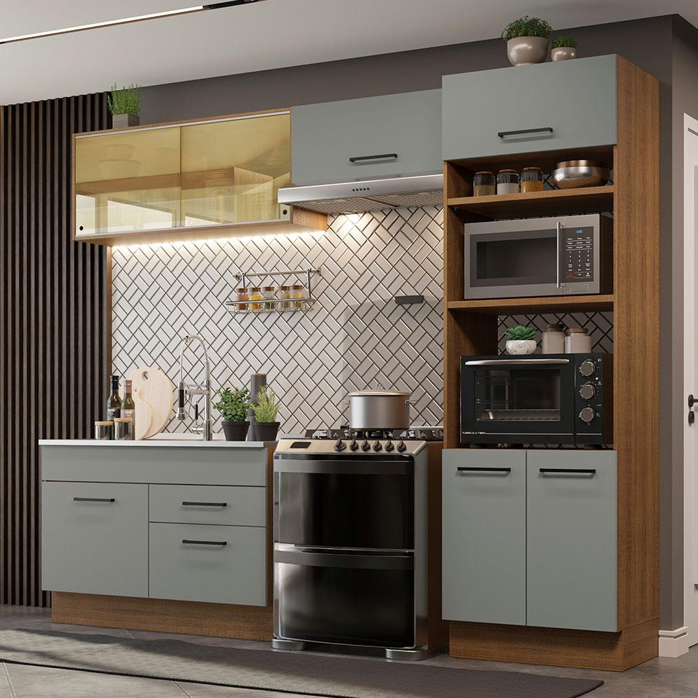Foto 3 pulgar | Cocina Integral Completa Modular Madesa Agata 270cm Mg 05