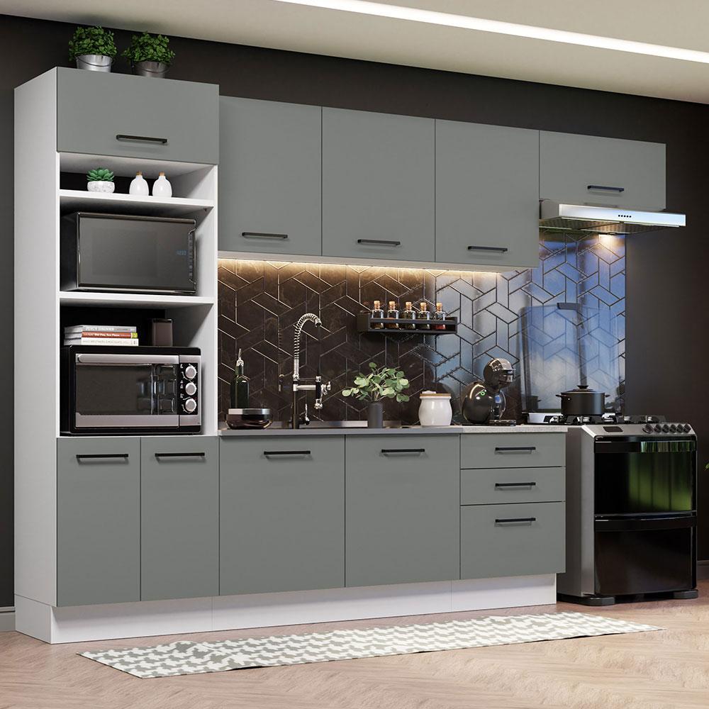 Foto 3 pulgar | Cocina Integral Completa Modular Madesa Agata 330cm Bg 03