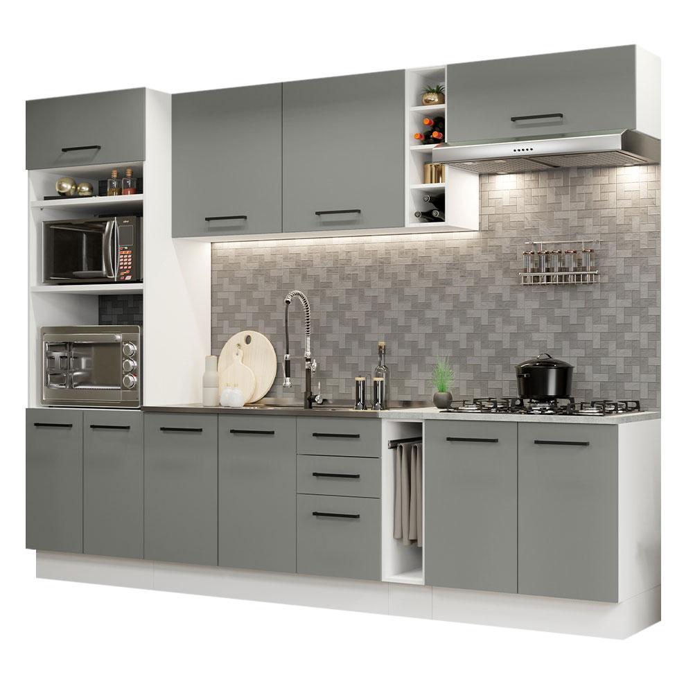 Cocina Integral Completa Modular Madesa Agata 290cm Bg 05