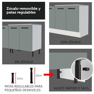 Foto 8 | Cocina Integral Completa Modular Madesa Agata 290cm Bg 05