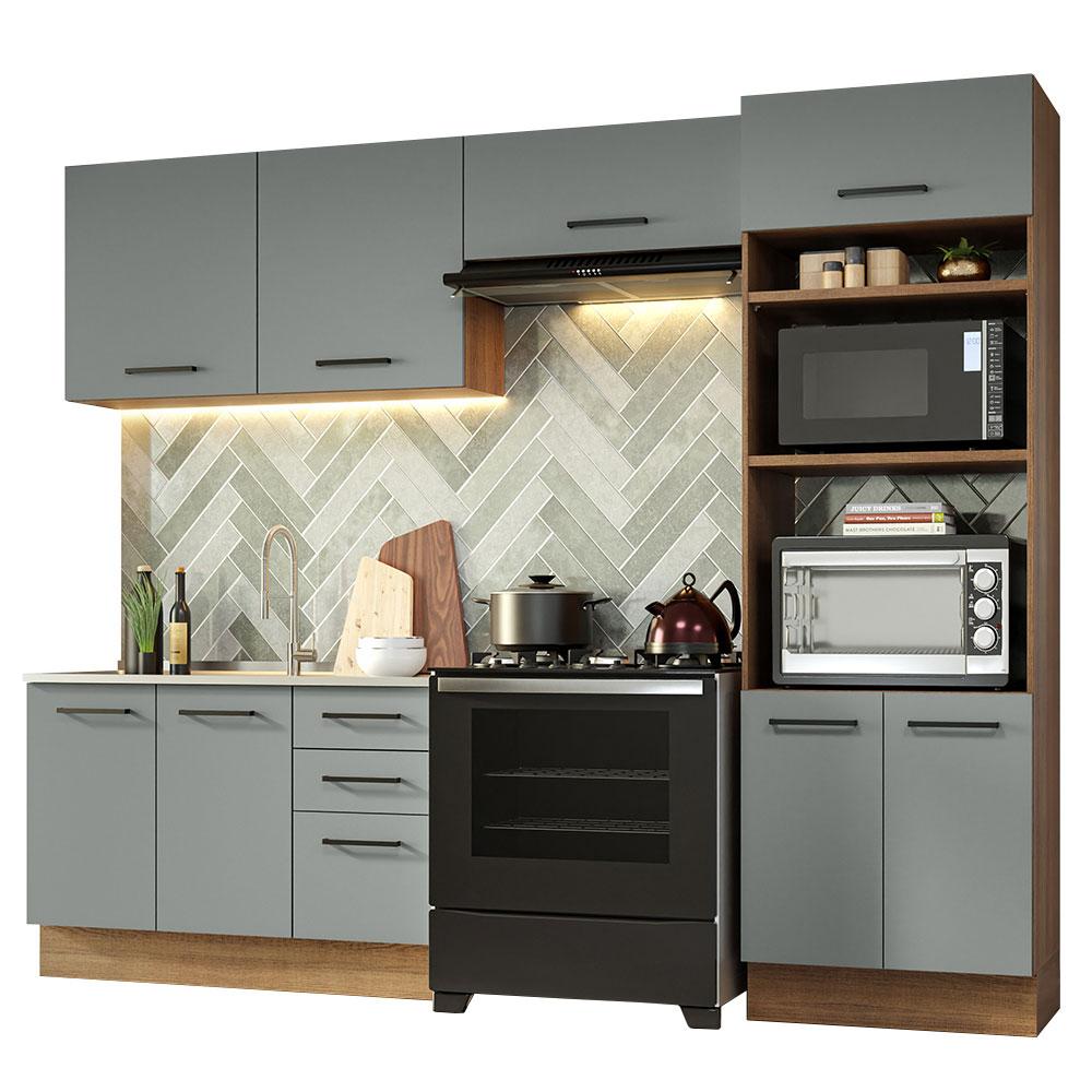 Cocina Integral Completa Modular Madesa Agata 270cm Mg 08