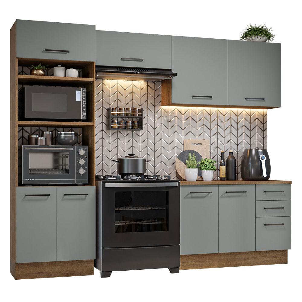 Cocina Integral Completa Modular Madesa Agata 270cm Mg 07