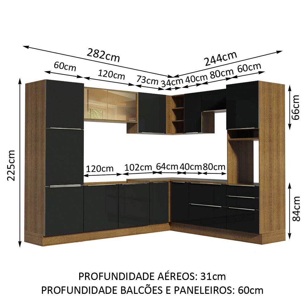 Foto 3 | Cocina Integral Completa Modular Madesa Lux 526cm Mn 01