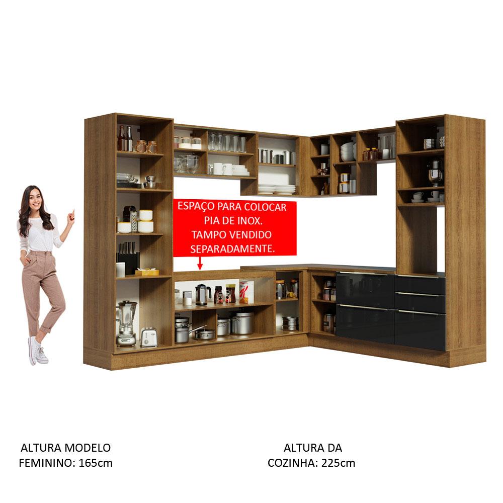 Foto 6 pulgar | Cocina Integral Completa Modular Madesa Lux 526cm Mn 01